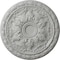 Ekena Millwork Baile Ceiling Medallion (Fits Canopies up to 3 1/4"), Hand-Painted Frost, 20"OD x 1 5/8"P CM20BLFRF - alternate 1